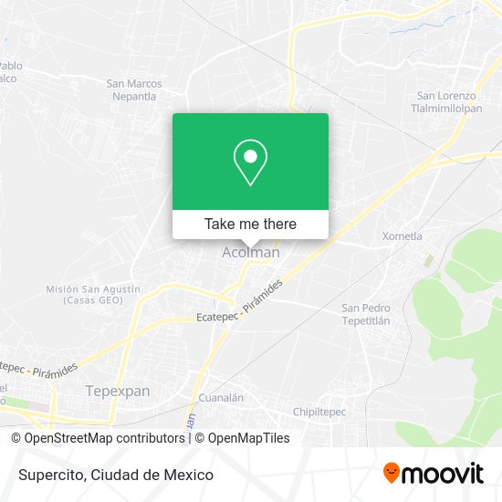 Mapa de Supercito