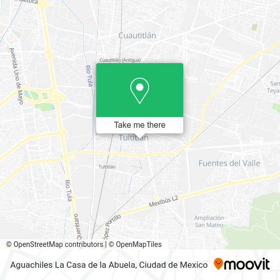 Mapa de Aguachiles La Casa de la Abuela