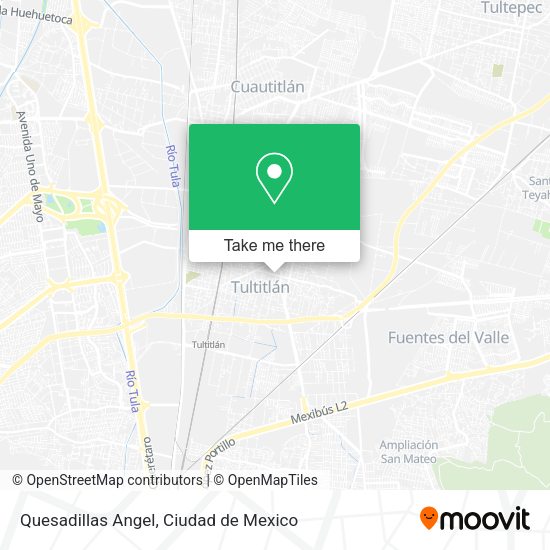 Quesadillas Angel map