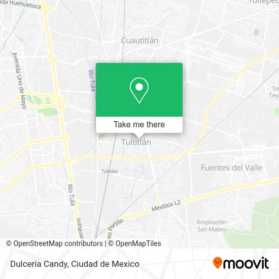 Dulcería Candy map