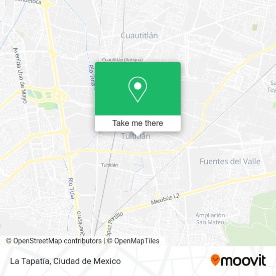 La Tapatía map