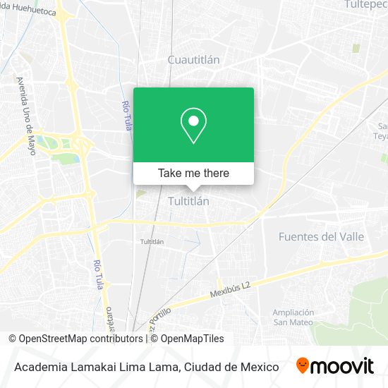 Mapa de Academia Lamakai Lima Lama