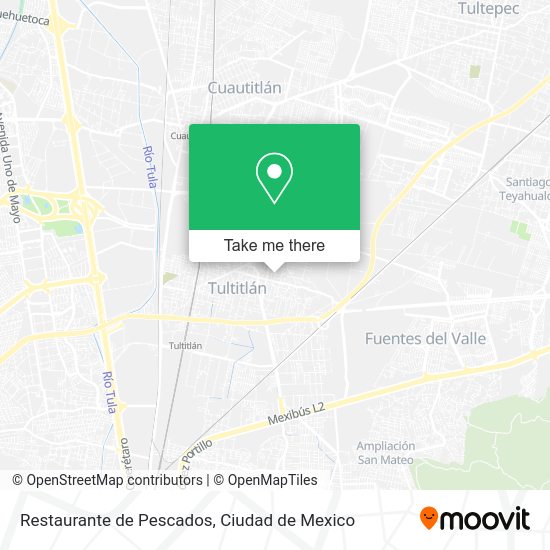 Mapa de Restaurante de Pescados
