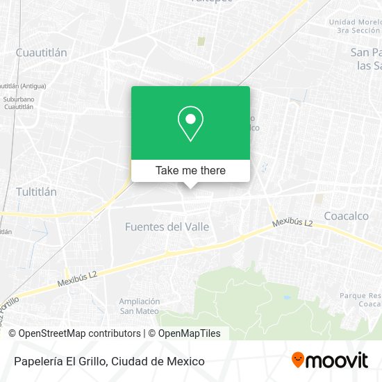 Papelería El Grillo map