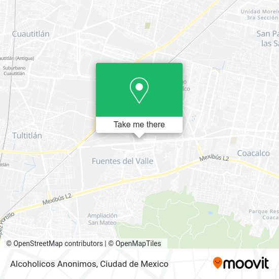 Mapa de Alcoholicos Anonimos