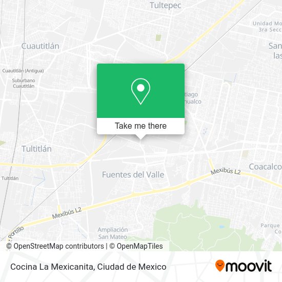 Cocina La Mexicanita map