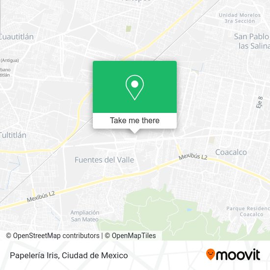 Papelería Iris map