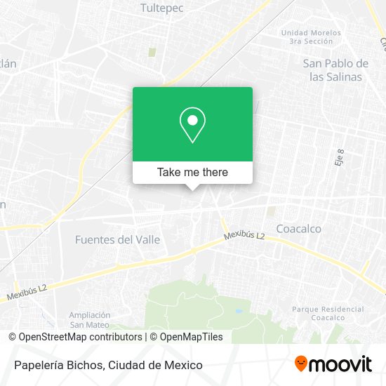 Papelería Bichos map