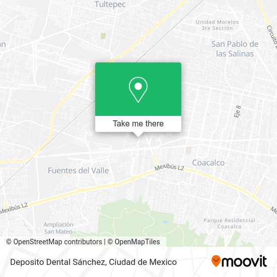 Deposito Dental Sánchez map