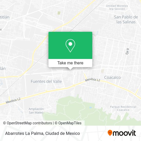 Abarrotes La Palma map