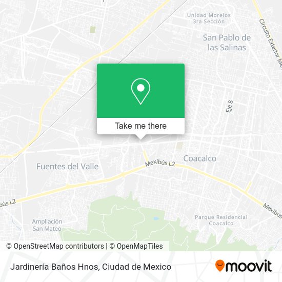 Jardinería Baños Hnos map