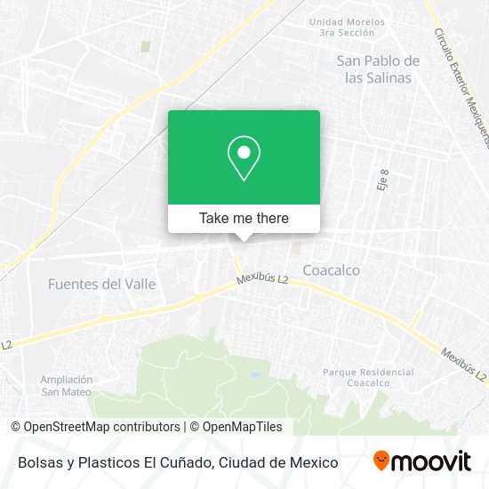 Mapa de Bolsas y Plasticos El Cuñado