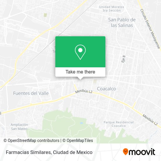 Farmacias Similares map