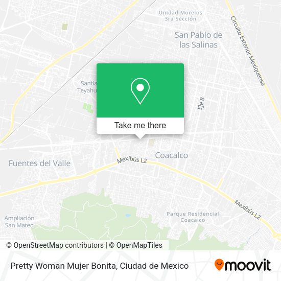 Pretty Woman Mujer Bonita map