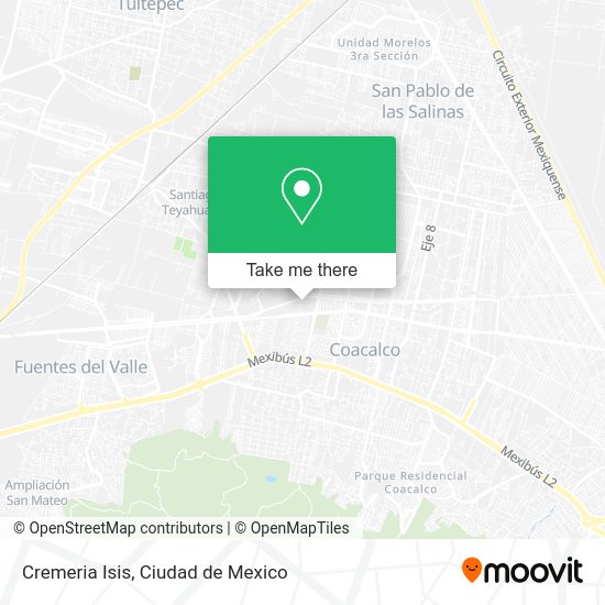 Mapa de Cremeria Isis