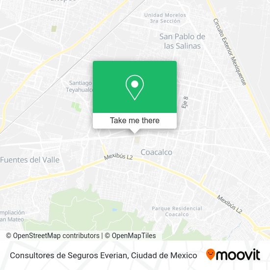 Consultores de Seguros Everian map