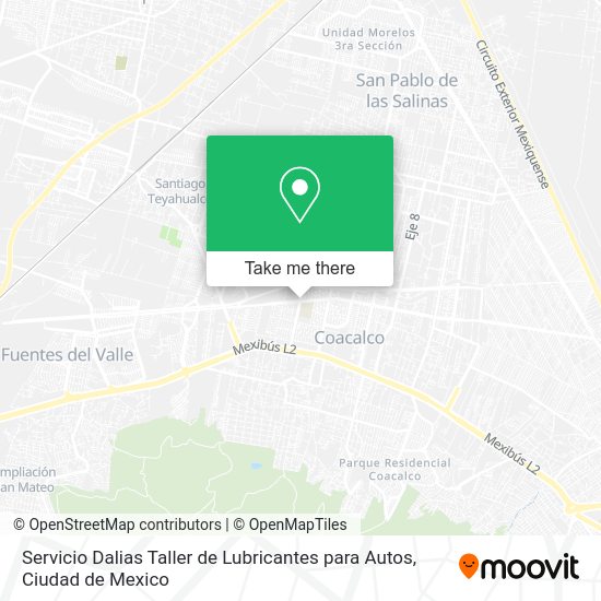 Servicio Dalias Taller de Lubricantes para Autos map