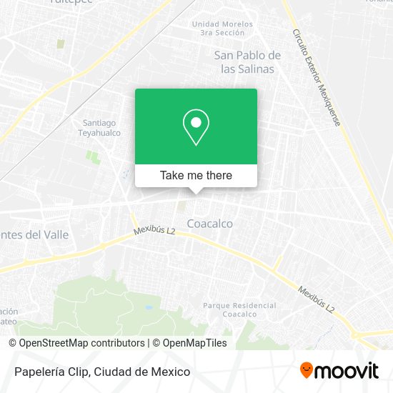 Papelería Clip map