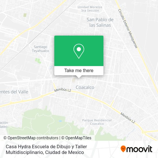 Casa Hydra Escuela de Dibujo y Taller Multidisciplinario map
