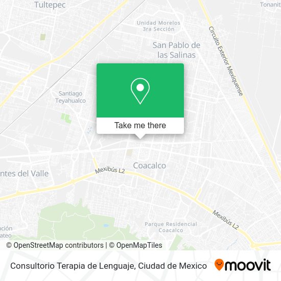 Consultorio Terapia de Lenguaje map