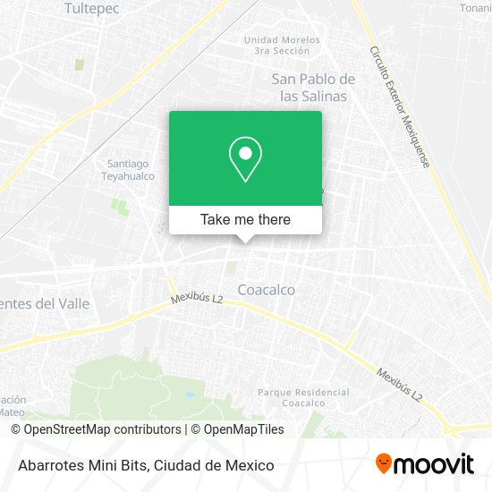 Mapa de Abarrotes Mini Bits