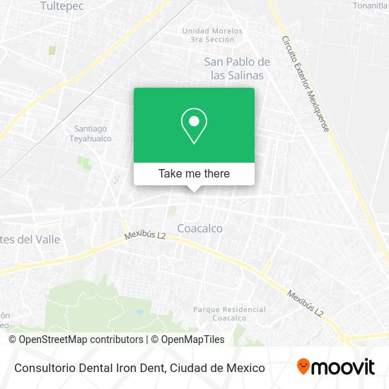 Mapa de Consultorio Dental Iron Dent