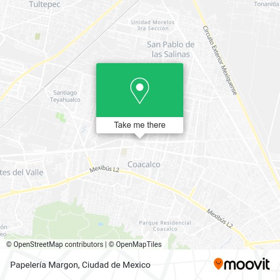 Mapa de Papelería Margon