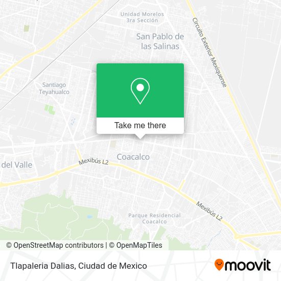 Mapa de Tlapaleria Dalias