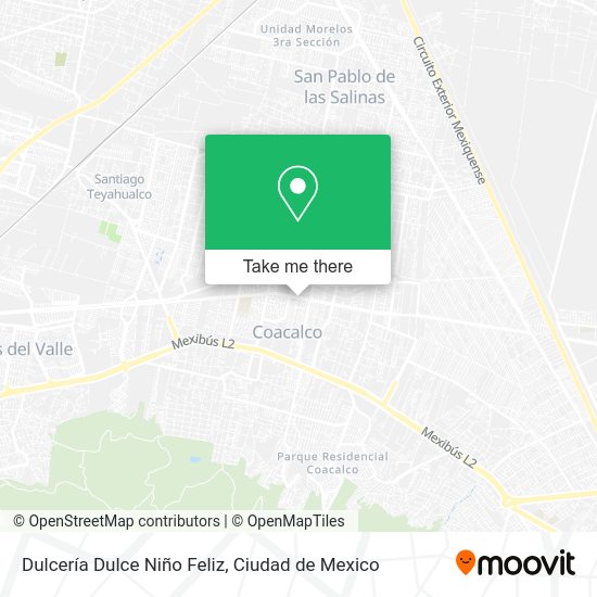 Dulcería Dulce Niño Feliz map