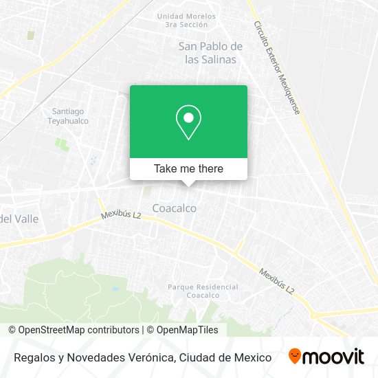 Regalos y Novedades Verónica map