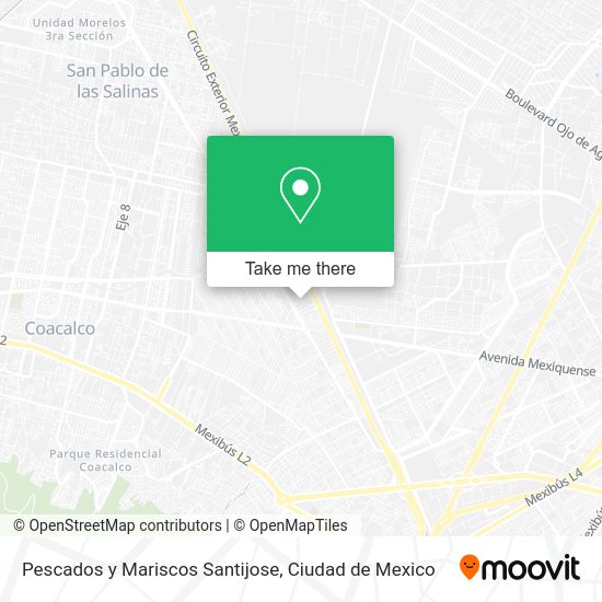 Pescados y Mariscos Santijose map