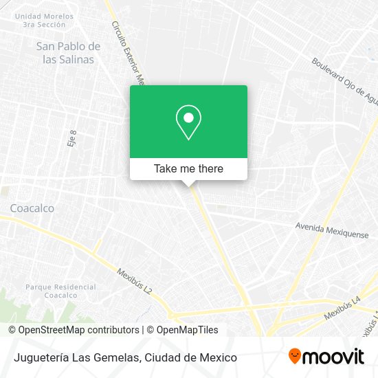 Juguetería Las Gemelas map