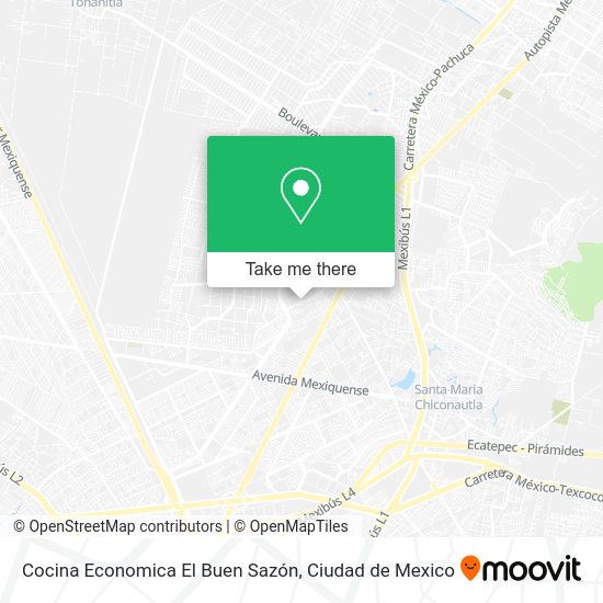 Cocina Economica El Buen Sazón map