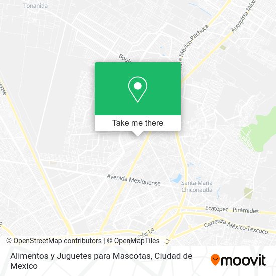 Mapa de Alimentos y Juguetes para Mascotas