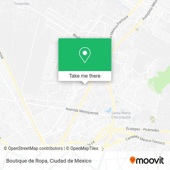 Boutique de Ropa map