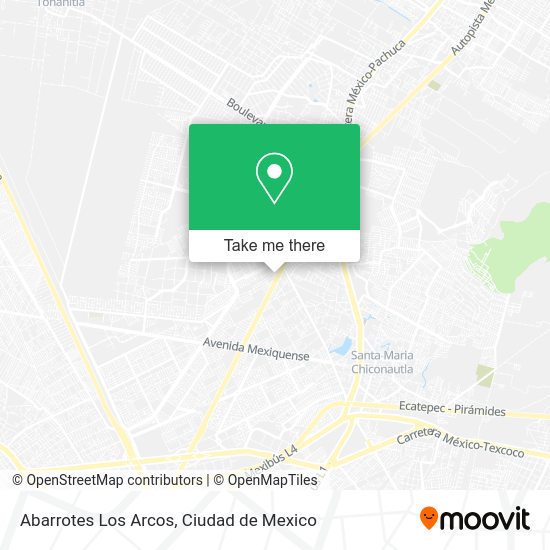 Abarrotes Los Arcos map