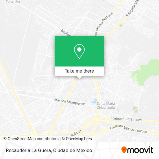 Recauderia La Guera map