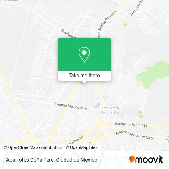 Abarrotes Doña Tere map
