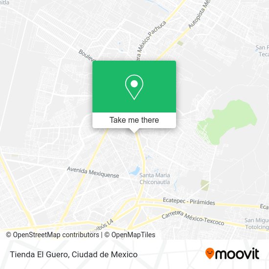 Mapa de Tienda El Guero