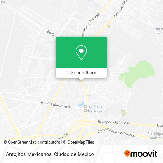 Antojitos Mexicanos map