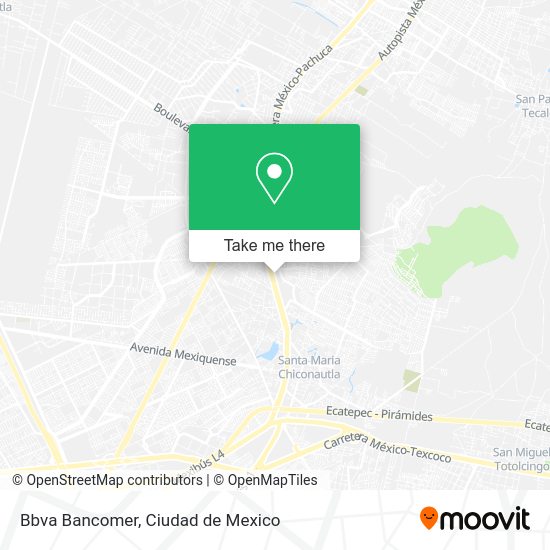 Mapa de Bbva Bancomer