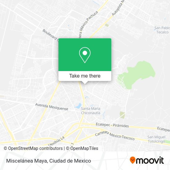 Miscelánea Maya map