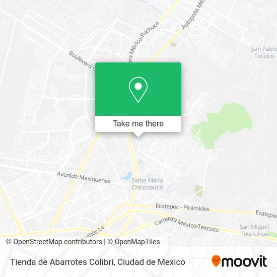 Tienda de Abarrotes Colibrí map