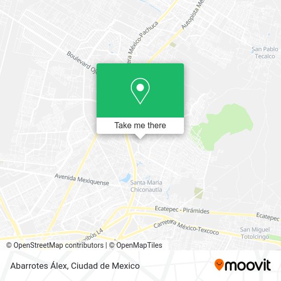 Abarrotes Álex map