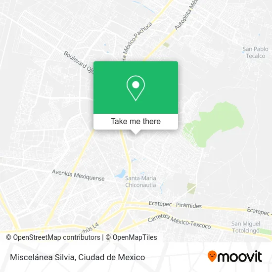Mapa de Miscelánea Silvia