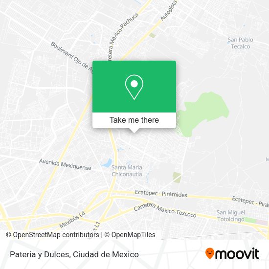 Pateria y Dulces map