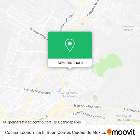 Cocina Economica El Buen Comer map