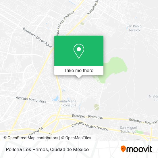 Pollería Los Primos map