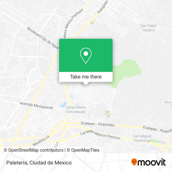 Mapa de Paletería