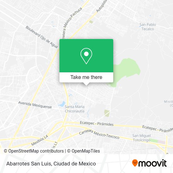 Abarrotes San Luis map